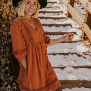 New with tags Roolee rust dress!